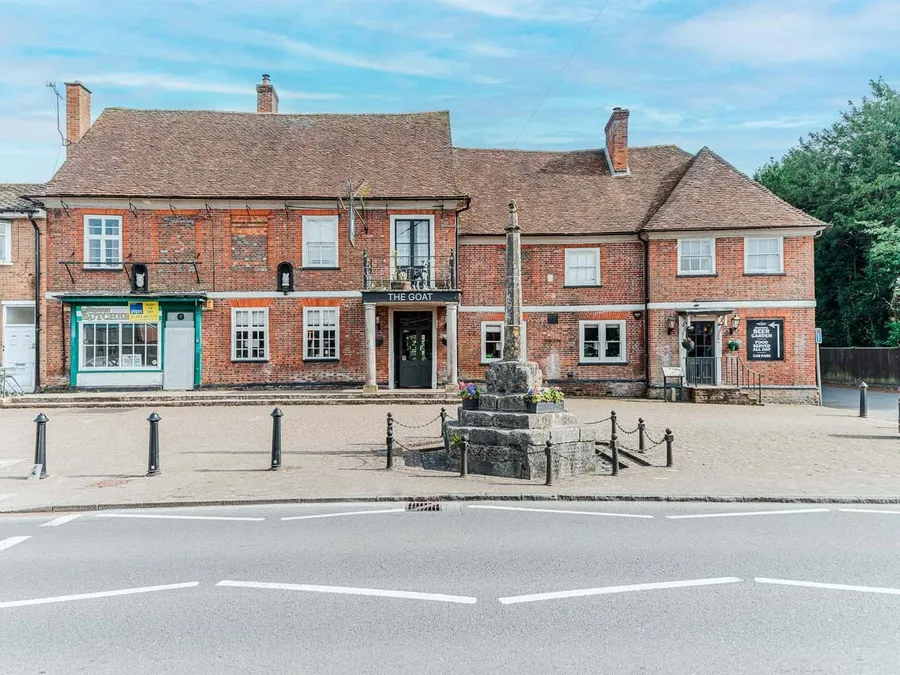 The Goat pub in the centre of Downton